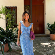 EMBROIDERED BLUE