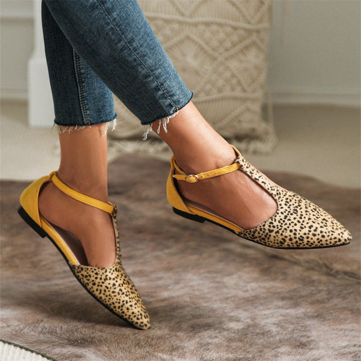 T-STRAP BALLET FLATS