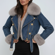 Dark denim